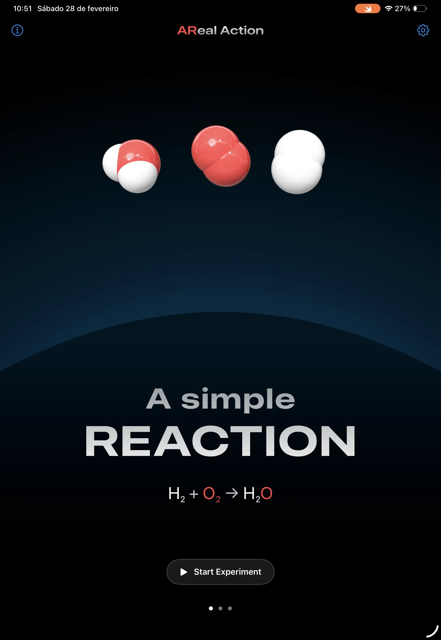 AReal Action home screen